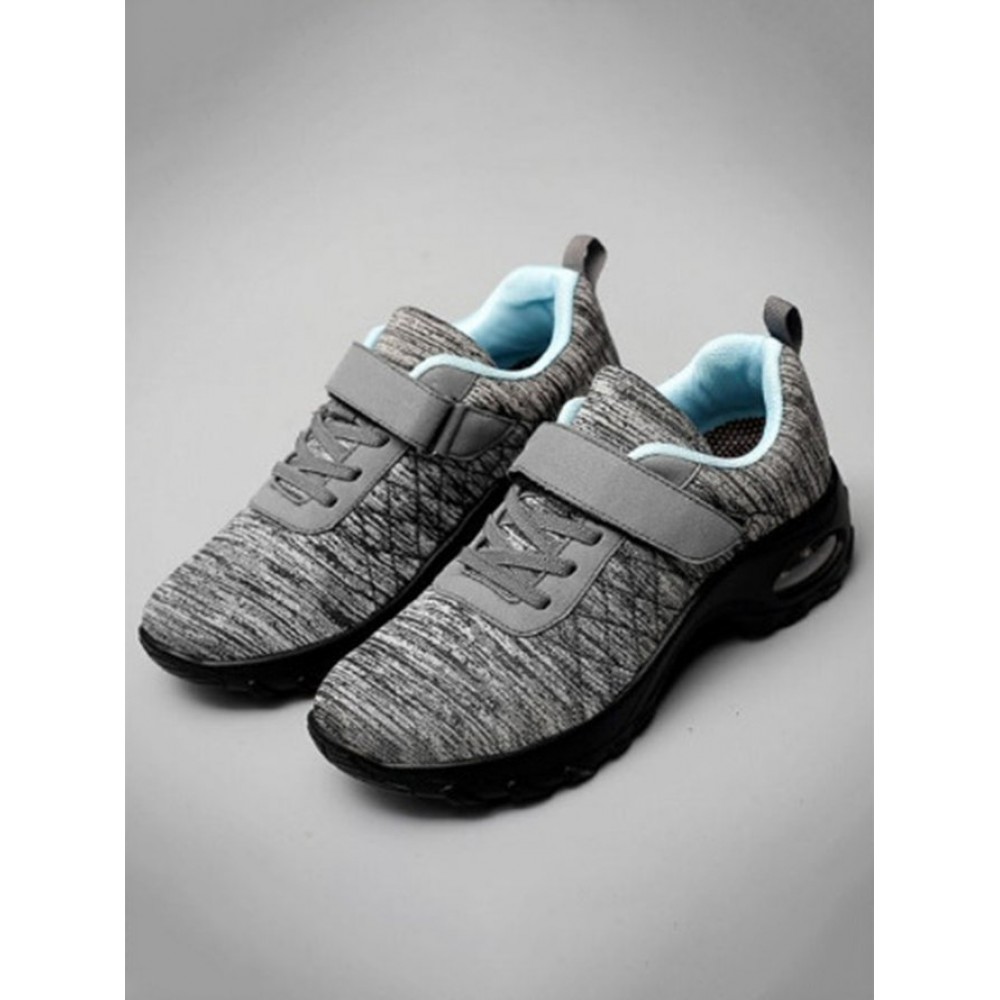 Sports Plain Wearable Hook And Loop Block Heel Outdoor Sneakers Embroidery Sports Plain Wearable Hook And Loop Block Heel Outdoor Sneakers Embroidery