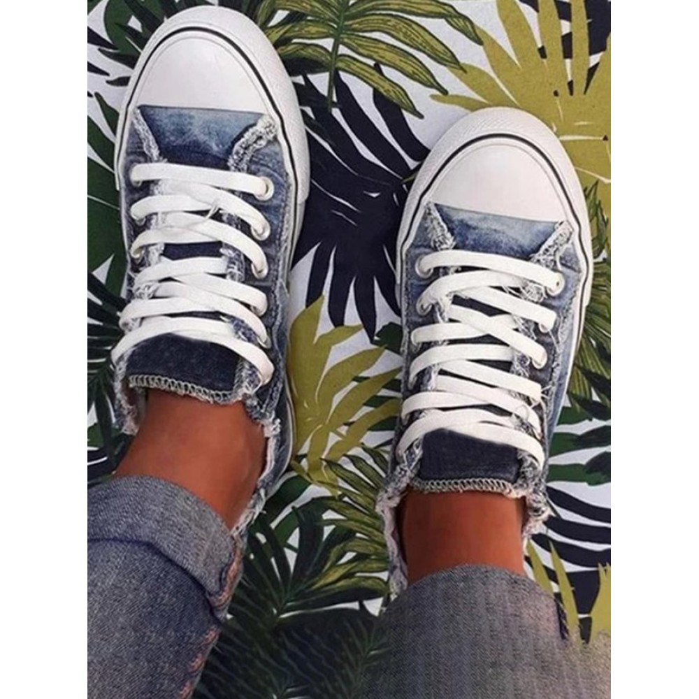 Women Breathable Flat Heel Canvas Lace-Up Shallow Shoes Casual EVA Canvas Shoes Women Breathable Flat Heel Canvas Lace-Up Shallow Shoes Casual EVA Canvas Shoes