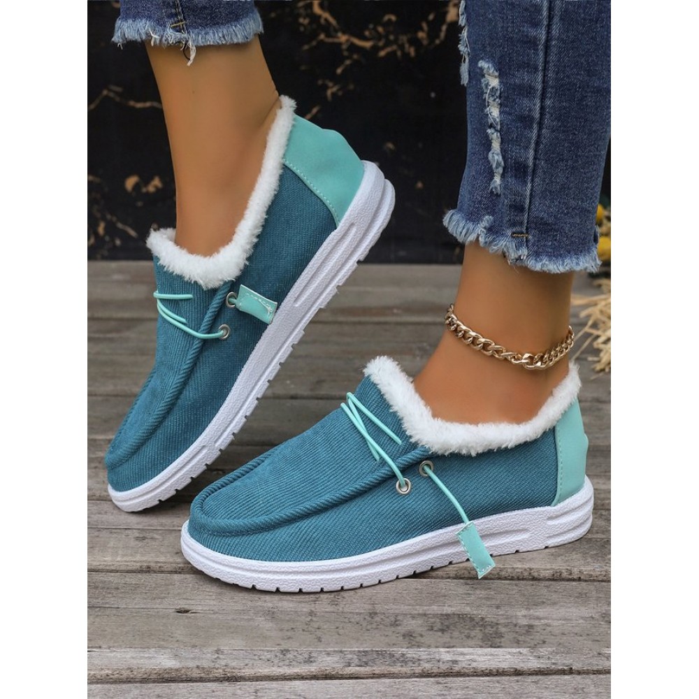 Casual Plain Lace-Up Flat Heel Loafers Casual Plain Lace-Up Flat Heel Loafers